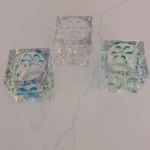 🎄$3 bundled Tea Light Candle Holders, Set of Three